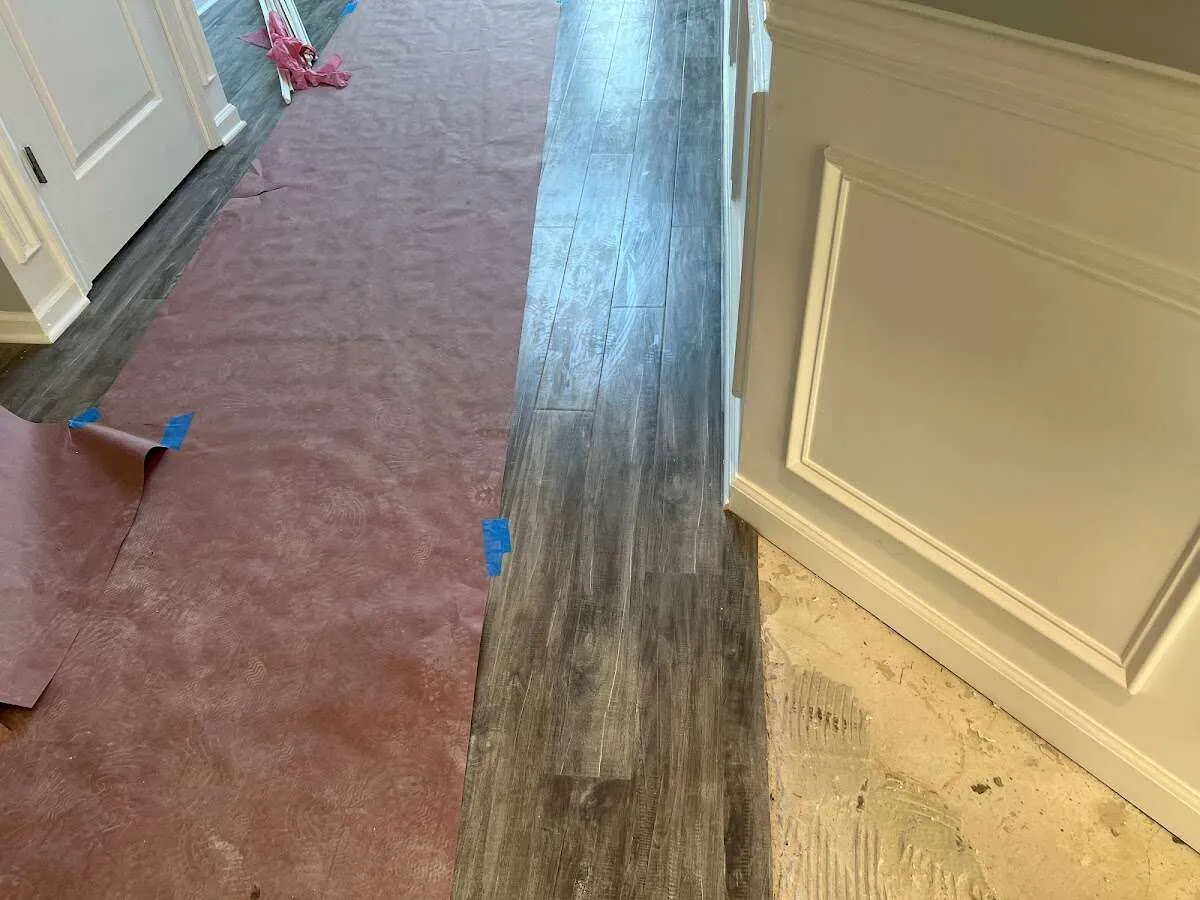 Completed marble shower restoration in New Hanover